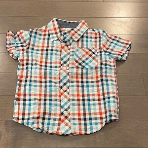Gymboree Multicolor Plaid Button-Down Shirt